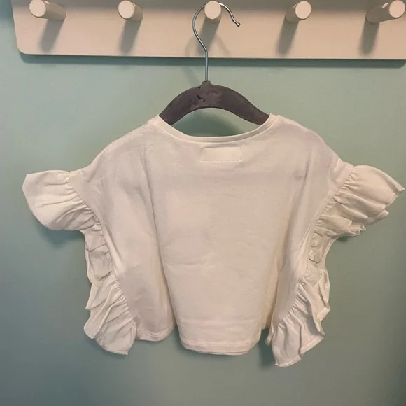 ZARA RUFFLED TOP - Picture 9 of 10